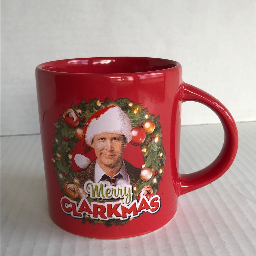 National Lampoon Christmas Vacation Merry Clarkmas Red Mug